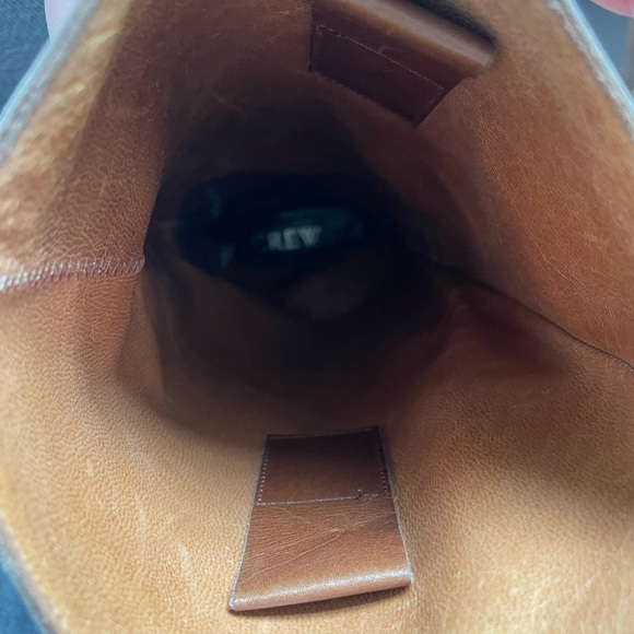 J. Crew, 6, women’s cognac leather knee high lace up flat riding boot - Picture 7 of 8